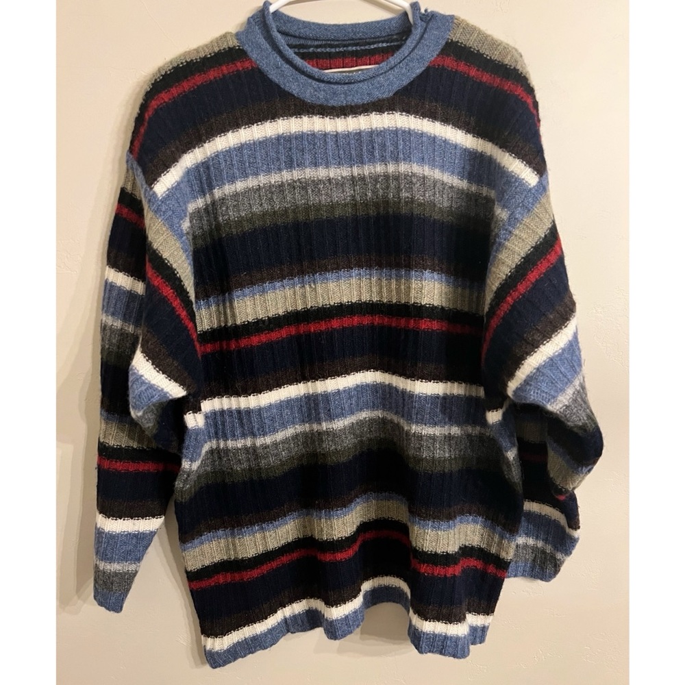 Vintage Industrial Rags Shetland Wool Sweater
